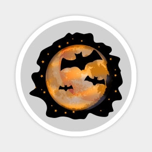 Halloween Spooky Moon Magnet